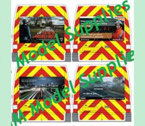 Transit SWB Rear Decal Conversion Kit 'Network Rail Campaigns'